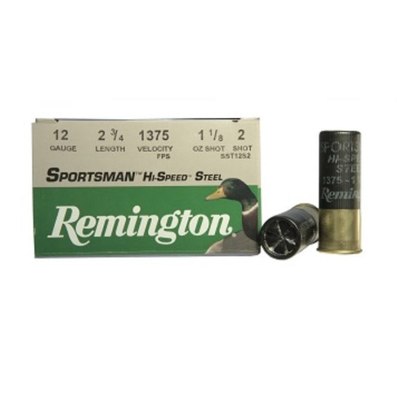 Sportsman Hi-Speed Steel 12Ga 2-3/4, 1-1/8oz #2 – 25 Rnds
