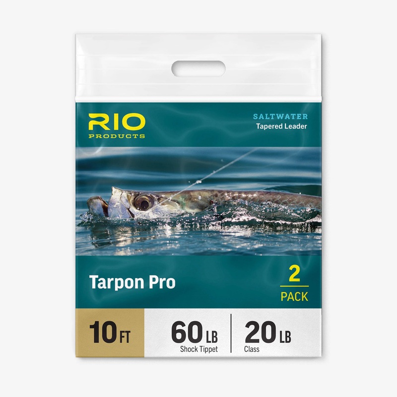 Rio Pro Tarpon Leader 2-Pack|30 lb. Class/60 lb. Fluorocarbon Shock