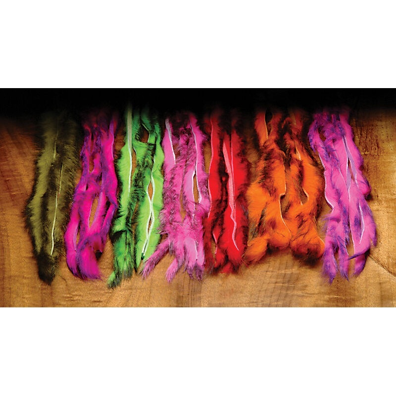 Two Toned Rabbit Strips||1 Purple/Fl. Fuchsia||10 Blue/White||12 Bright Purple/Baby Blue||14 Chartreuse/Green Chartreuse||16 Hot Orange/Fl. Hot Pink||2 Purple/Hot Pink||3 Black/Red||4 Black/Fl. Orange||6 Black/Fl. Hot Pink||7 Black/Olive||8 Hot Orange/Yel