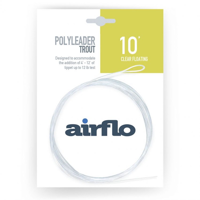 Airflo Polyleader 10′ Trout|Floating|Hover|Intermediate|Slow Sink|Fast Sink|Super Fast Sink|Extra Super Fast Sink