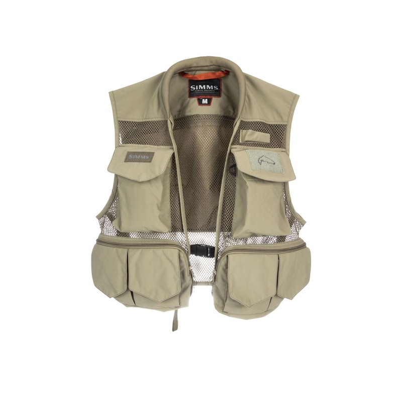 Simms Tributary Vest|S|M|L|XL|XXL|Tan