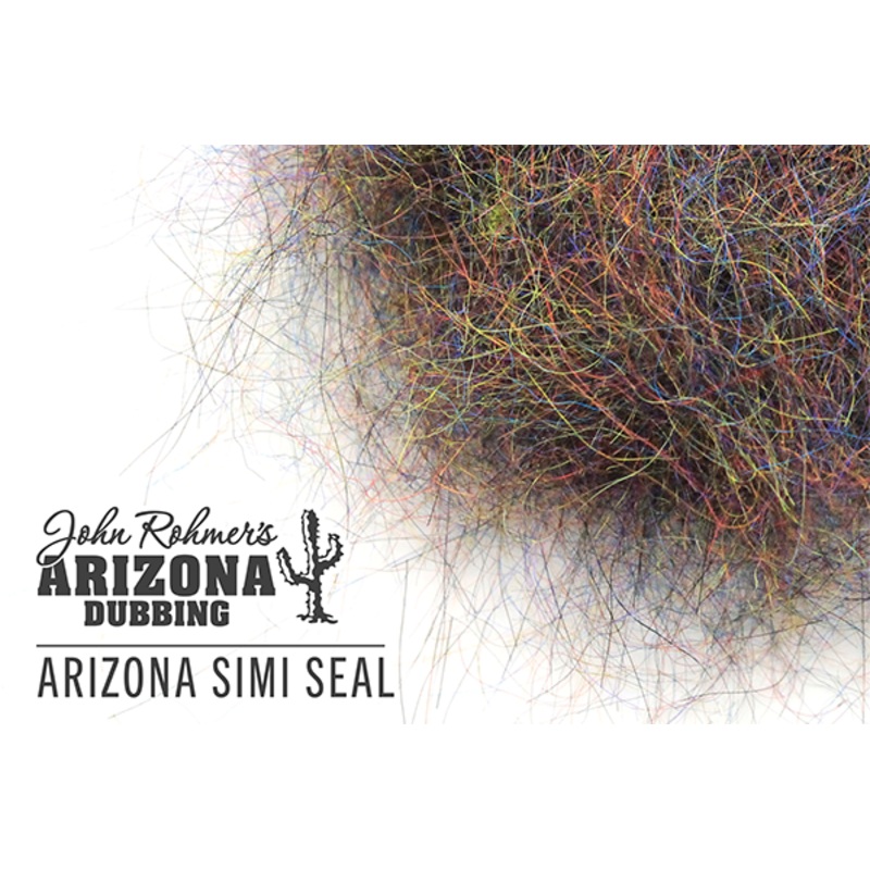 Arizona Simi Seal Dubbing|Black Blue|Black Red|Black Gold|Black Peacock|Black Purple|Canadian Brown|Canadian Olive|Burgundy|Crystal|Dk. Olive Brown|Dk. Brown|Deep Leech|Blood Leech|Golden Olive|Halloween|Peacock
