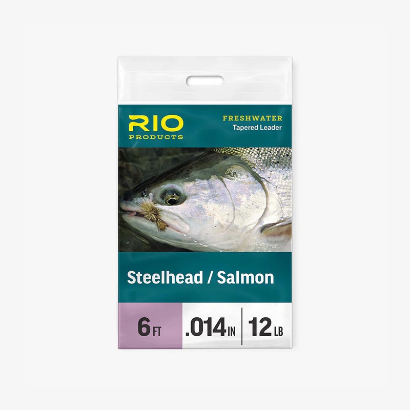 Rio Salmon/Steelhead Leader|Single|3 Pack|9’|12’|8 lb.|10 lb.|12 lb.|16 lb.