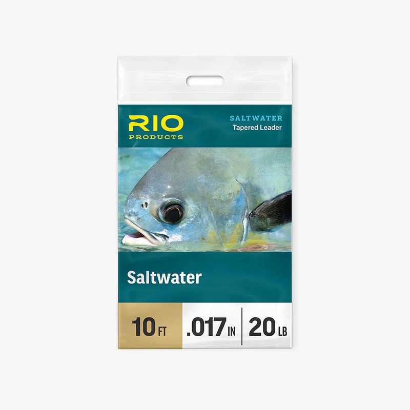 Rio Saltwater Leader|Single|3 Pack|10′ 10 lb.|10′ 12 lb.|10′ 16 lb.|10′ 20 lb.
