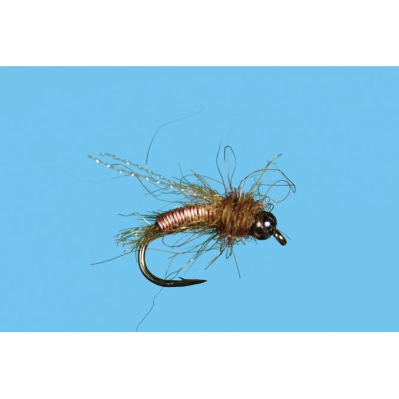 BH Deep 6 Caddis Pupa|14|Copper|Chartreuse|Olive