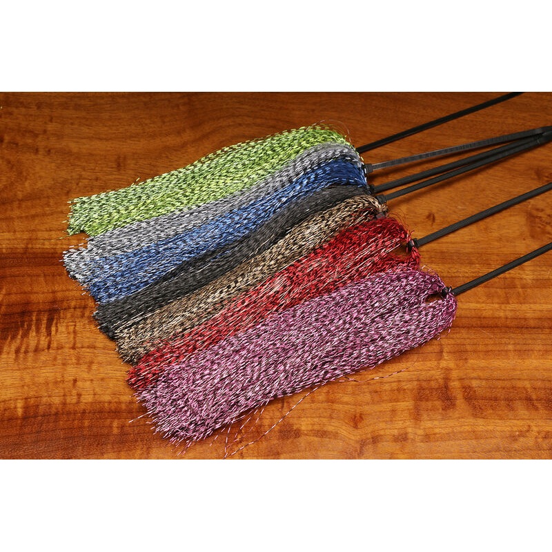 Micro Barred Voodoo Fibers|Black Barred Blue|Black Barred Olive|Black Barred Chartreuse Green