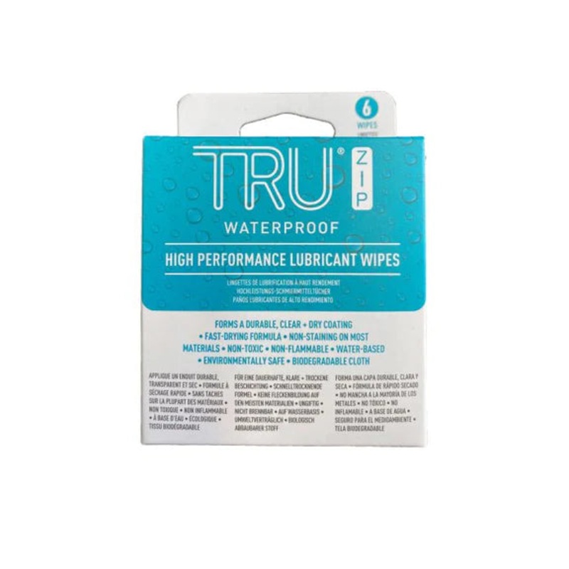 TruZip Lubricant Wipes – 6 Pack