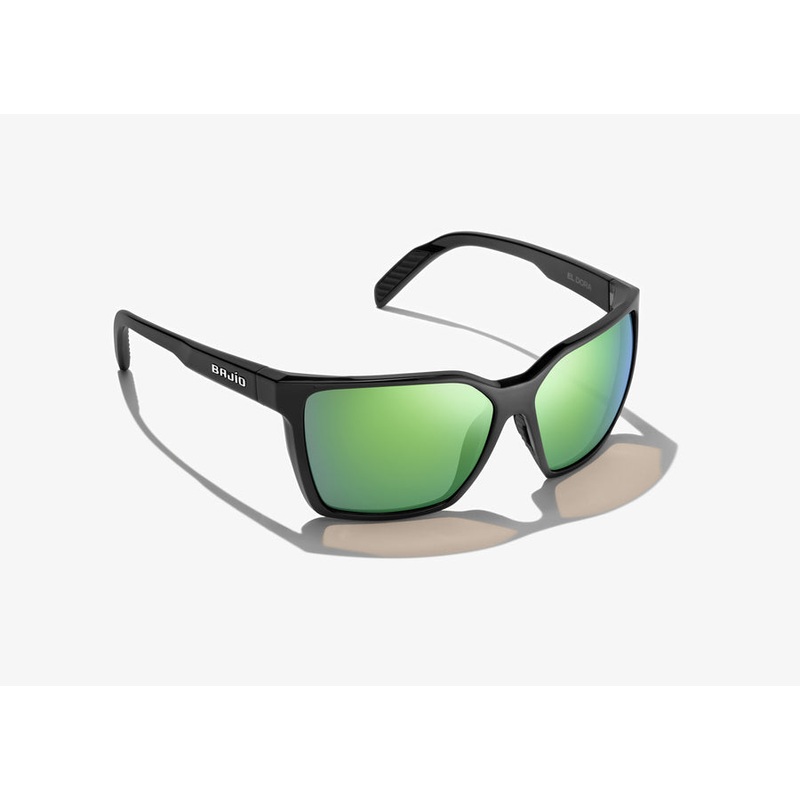 Bajio Eldora: Black Gloss Frame / Green Mirror Poly / Small