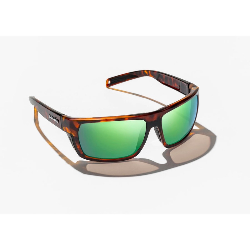 Bajio Palometa: Brown Tortoise Frame / Green Mirror Glass / Medium