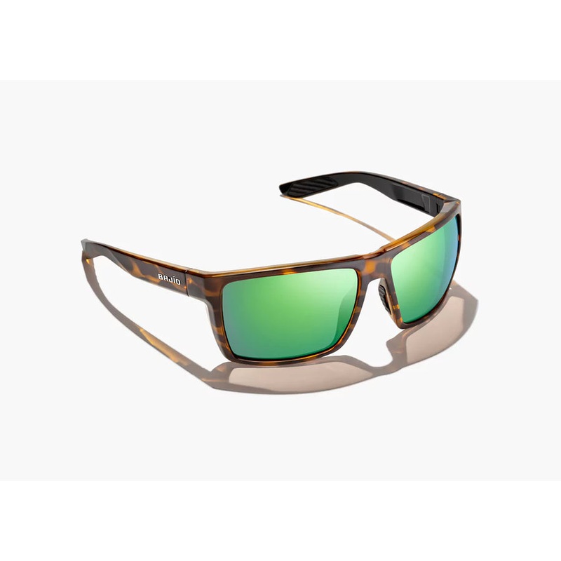Bajio Stiltsville: Brown Tort Gloss Frame / Green Mirror Glass / XLarge
