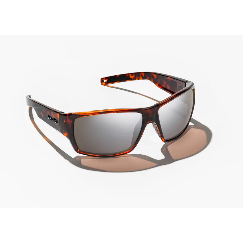 Bajio Vega: Brown Tort Matte Frame / Silver Mirror Glass / Large