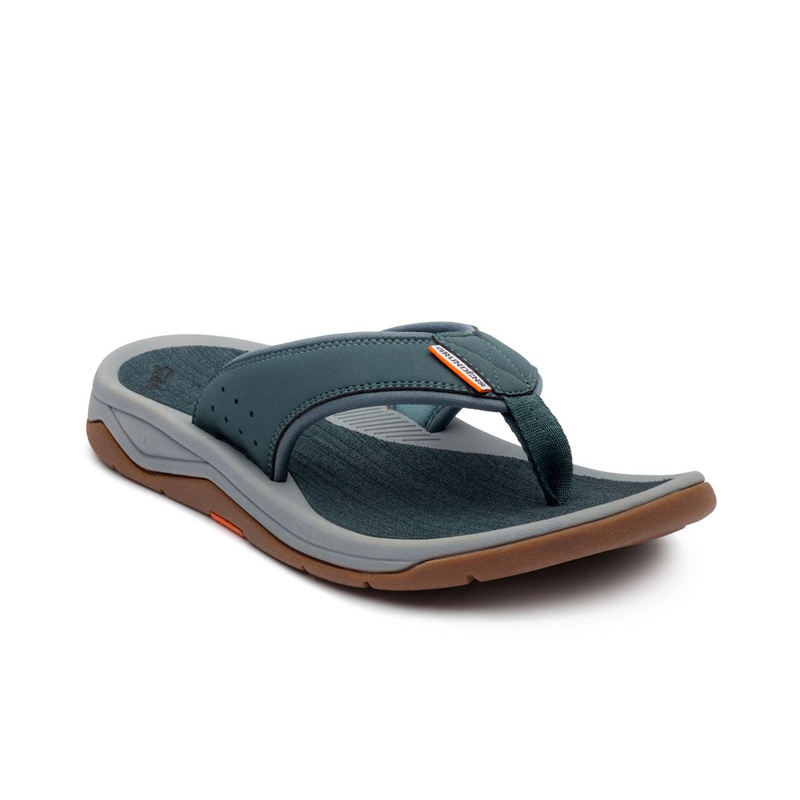Grundens Deck-Boss Sandal – Dark Slate