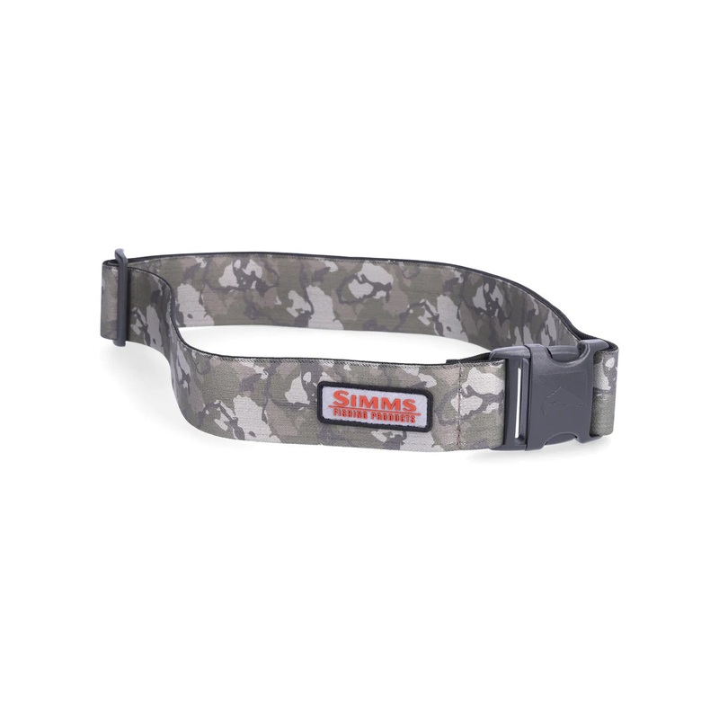Simms Wading Belt 2|Regiment Camo Olive Drab|Simms Orange