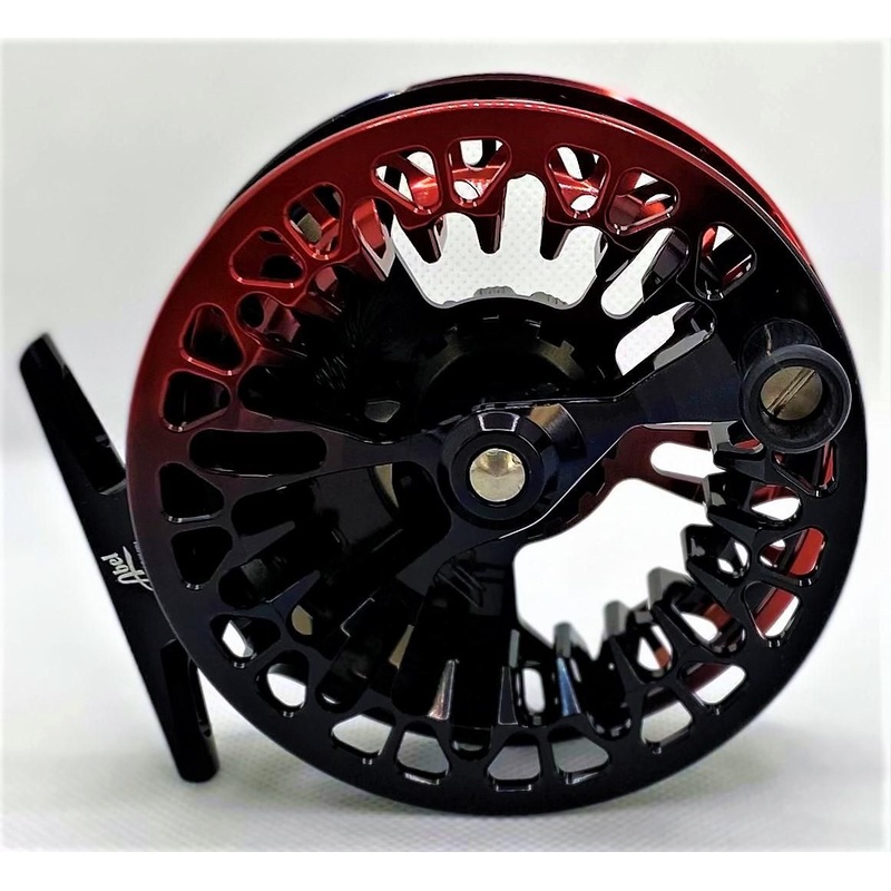 Abel Vaya 5/6: Black Red Fade, Black, Ebony Handle