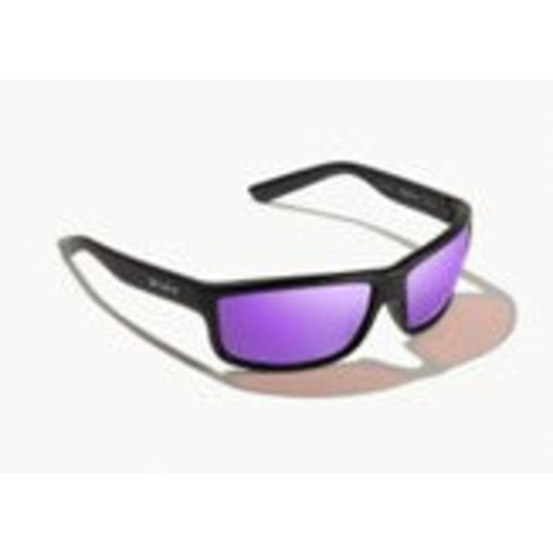 Bajio Nippers: Black Matte Frame / Violet Mirror Glass / Medium