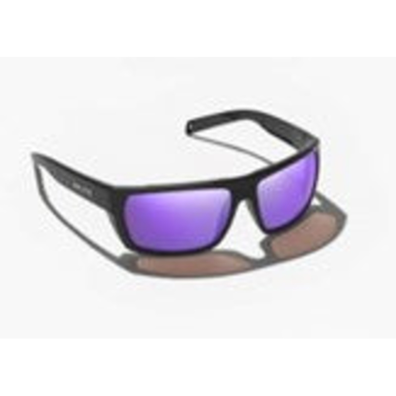 Bajio Palometa: Black Matte Frame / Violet Mirror Glass / Medium