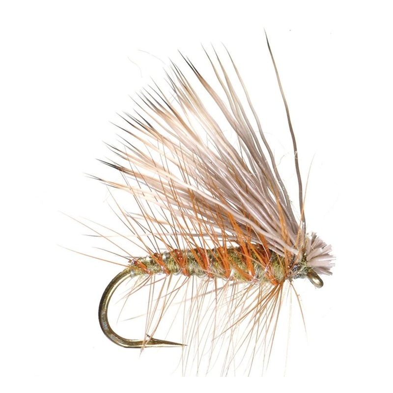 Elk Hair Caddis Dry Fly|Tan|Olive|Brown|Yellow|black||12||14||16||18