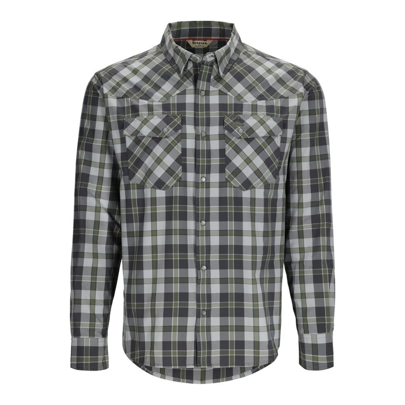 Simms Brackett LS Shirt|Backcountry Clover Plaid|S|M|L|XL|XXL|3XL