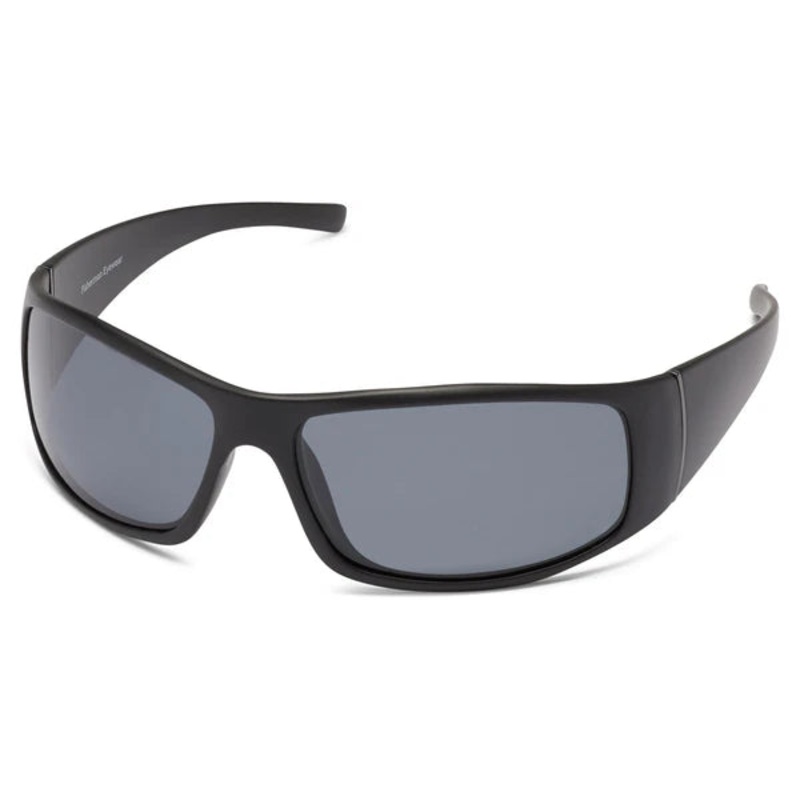 Fisherman Eyewear Bluefin – Matte Black Frame / Gray Lens – Large / Xlarge