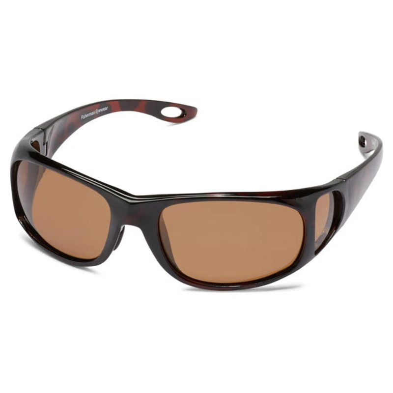 Fisherman Eyewear Grander – Brown Tortoise Frame / Brown Lens – Med / Large