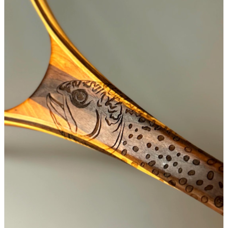 Big Dipper 24x 17 Brook Trout Engraved Classic Landing Net
