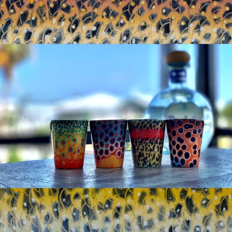 DeYoung Shot Glass Set – Fish Flank Series