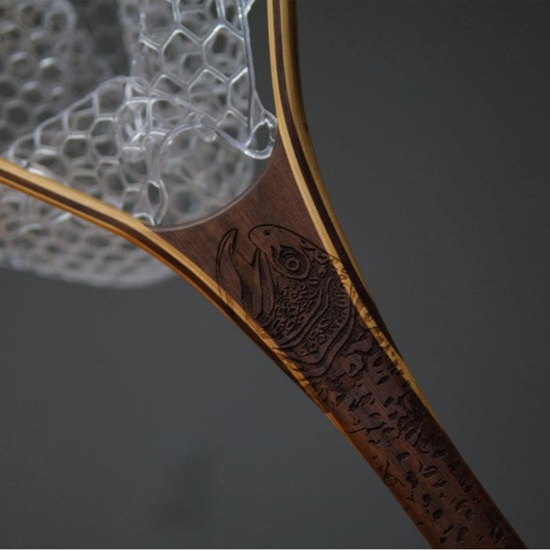 Fat Jake 16×12 Brown Trout Engraved Classic Landing Net