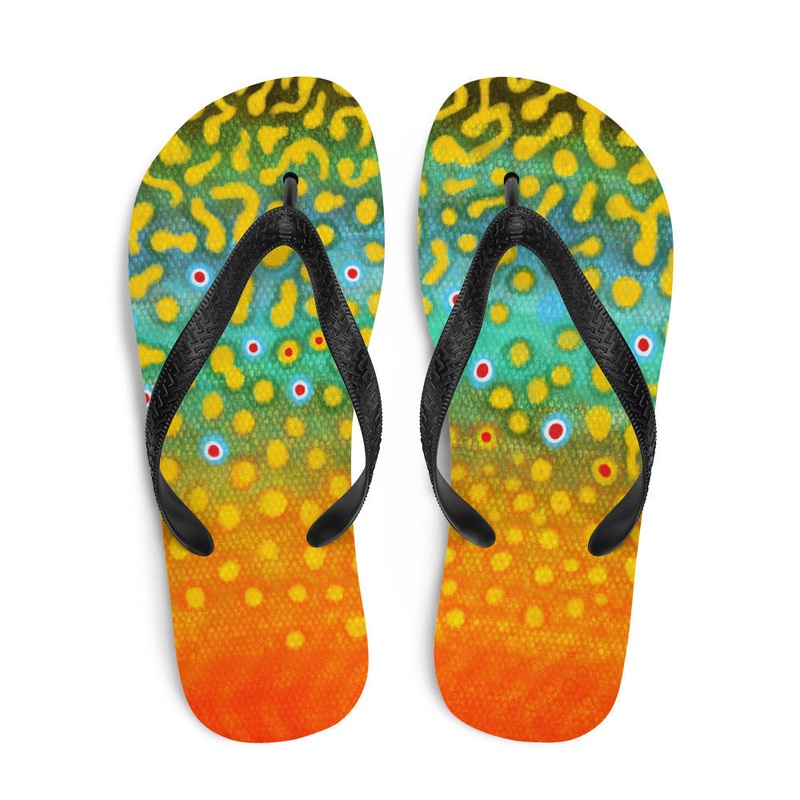 Brook Trout Flip-Flops|S|M|L