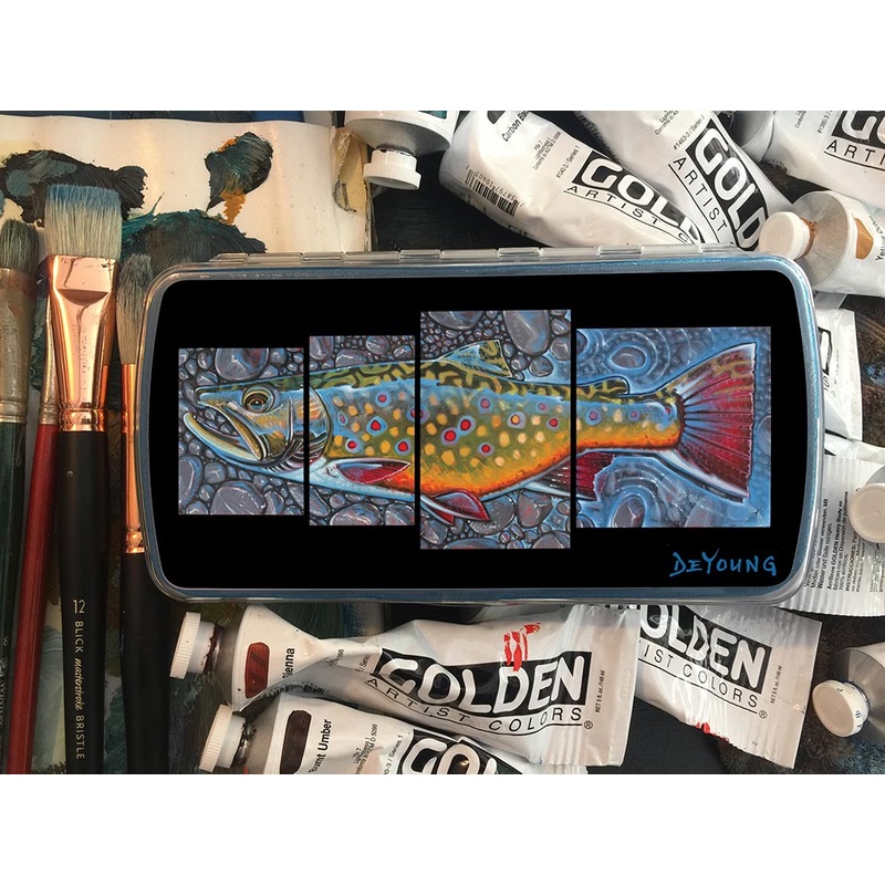 DeYoung Cliffs Bugger Barn Fly Box – Brook Trout Flank