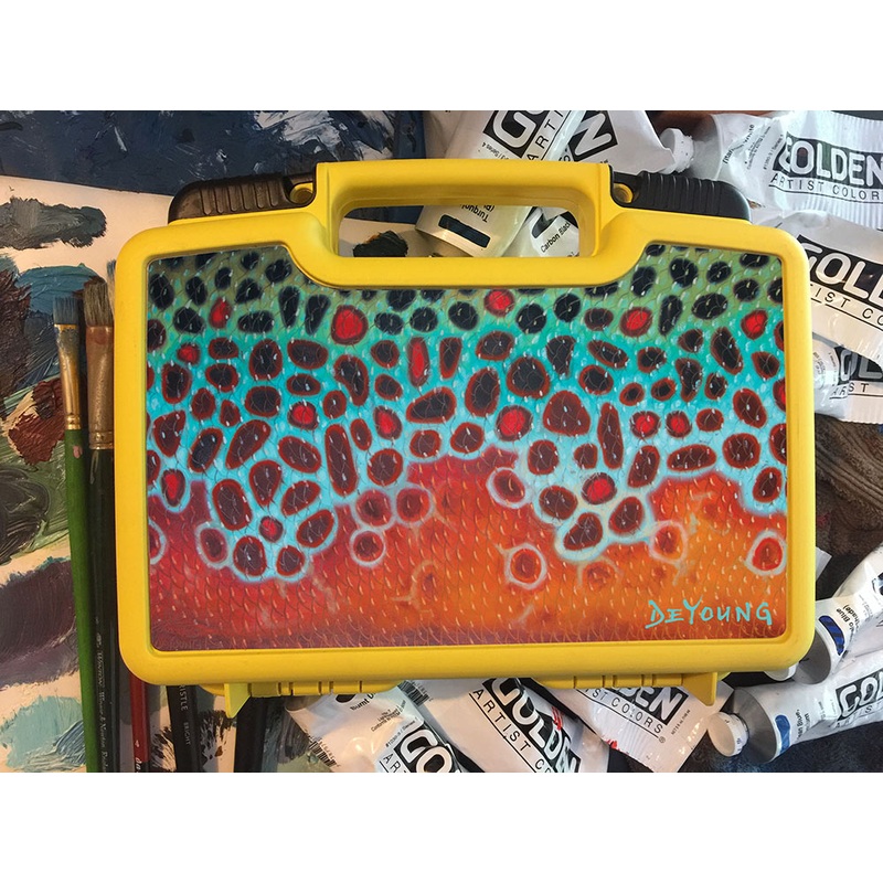 DeYoung Cliffs Bugger Beast Jr. Fly Box – Brown Trout Flank