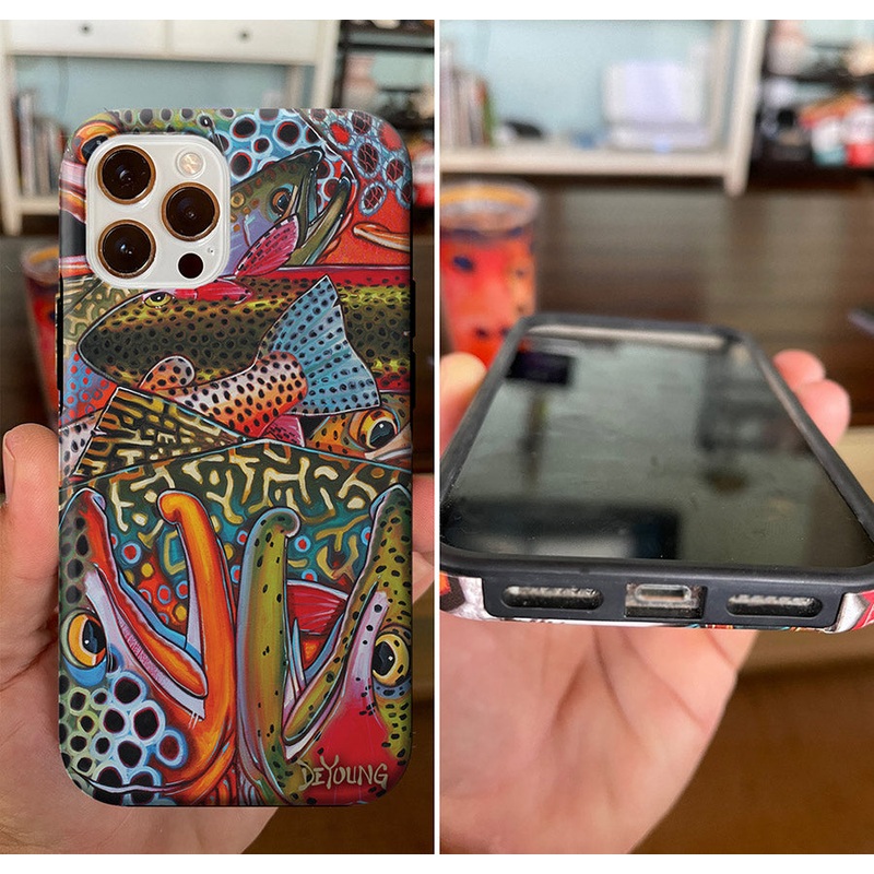 DeYoung Trout Confetti Tough Phone Case
