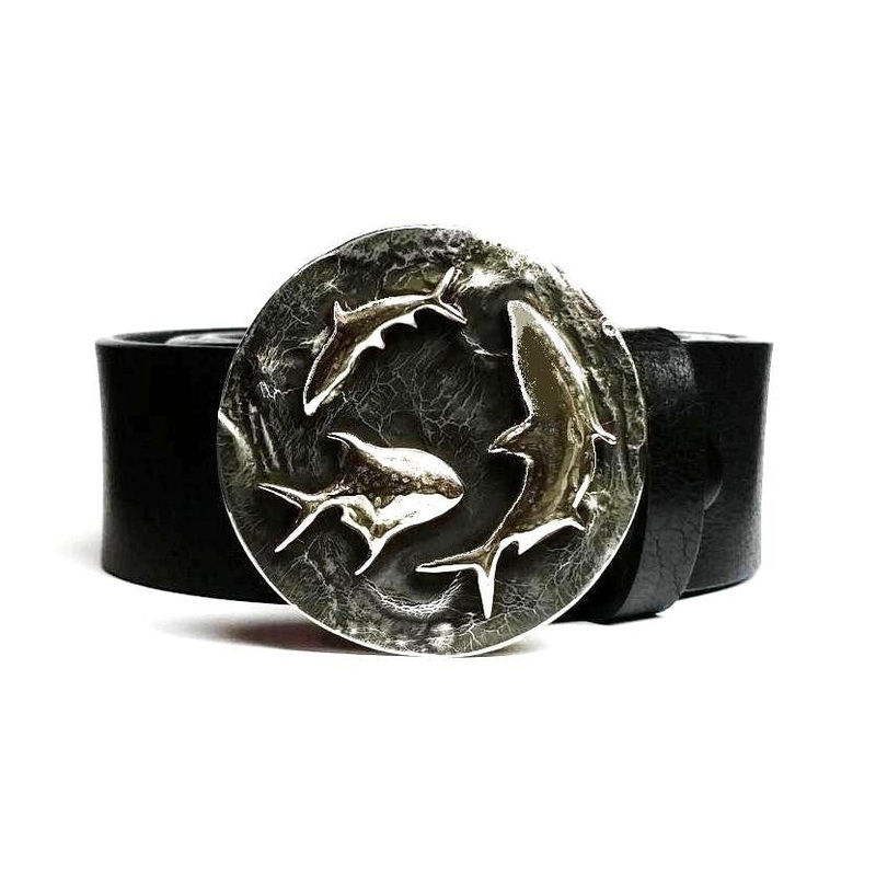 Flats Slam Buckle with Buffalo Leather Belt