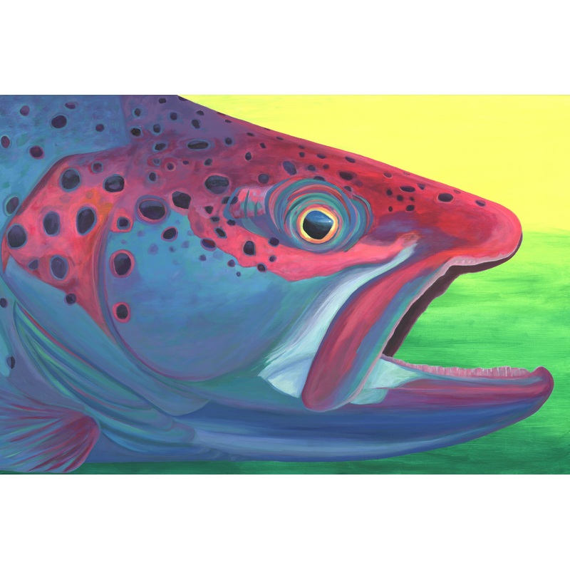 Neon Brown Metal Print – Zach Otte