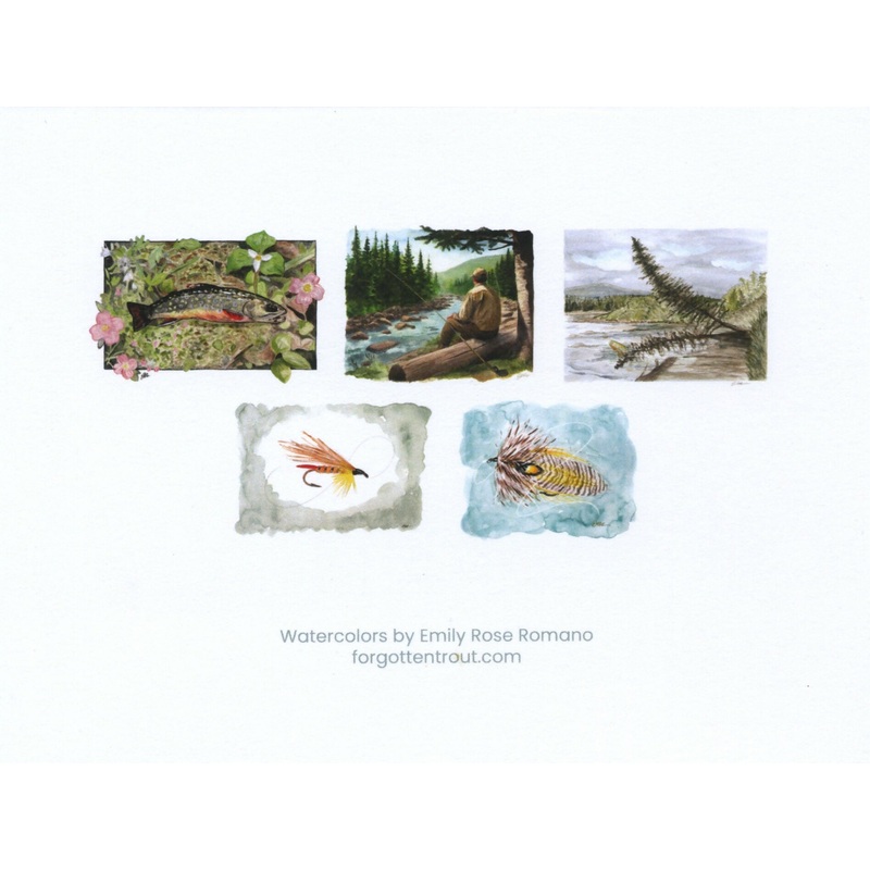 River Flowers Notecard Set by Emily Rose Romano