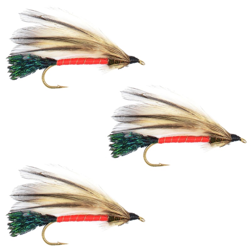 3 Pack Light Spruce Classic Trout  Streamer Fly – Hook Size 4
