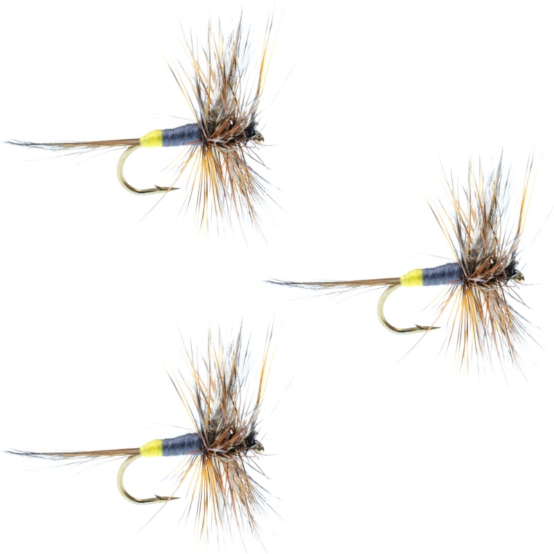 Adams Female Classic Dry Fly – Size 14 (3 Pack)