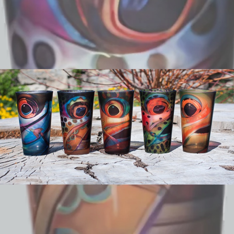 DeYoung Pilsner Glass – Fish Face Series