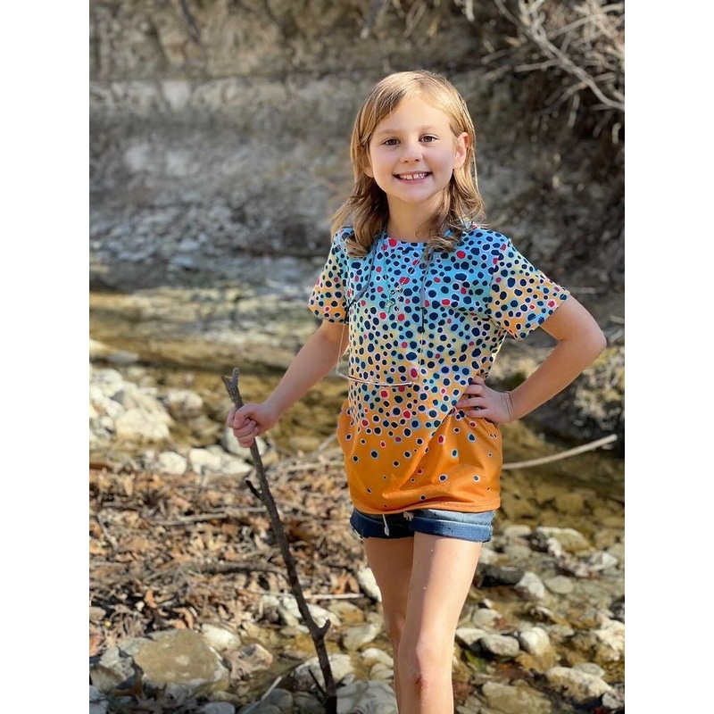 Little Lady Brown Trout Tee|2T|3T|4T|5T|6|6X|7