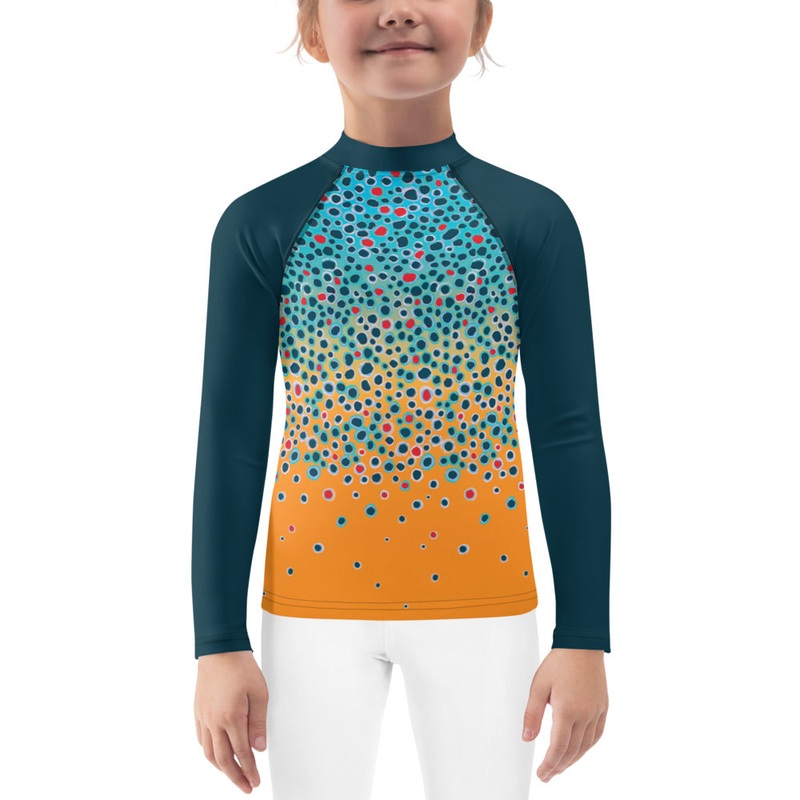 Little Lady Fishing Shirt Brown Trout 2