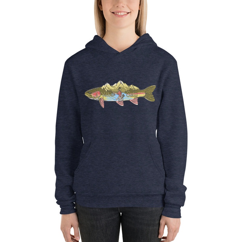 Trout Fleece Hoodie|Black|Heather Forest|Heather Navy|White|S|M|L|XL|2XL