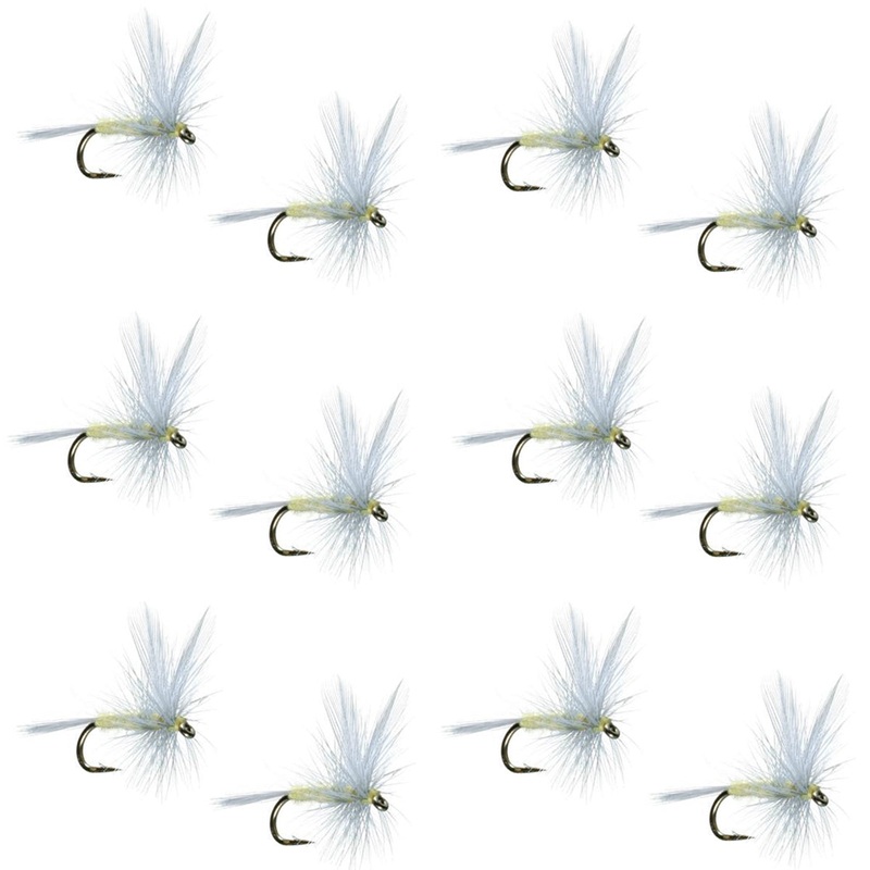 Pale Morning Dun PMD Classic Dry Fly – 1 Dozen Flies Hook Size 18