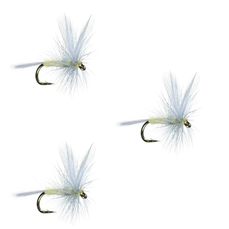 3 Pack Pale Morning Dun PMD Classic Dry Fly – Hook Size 14