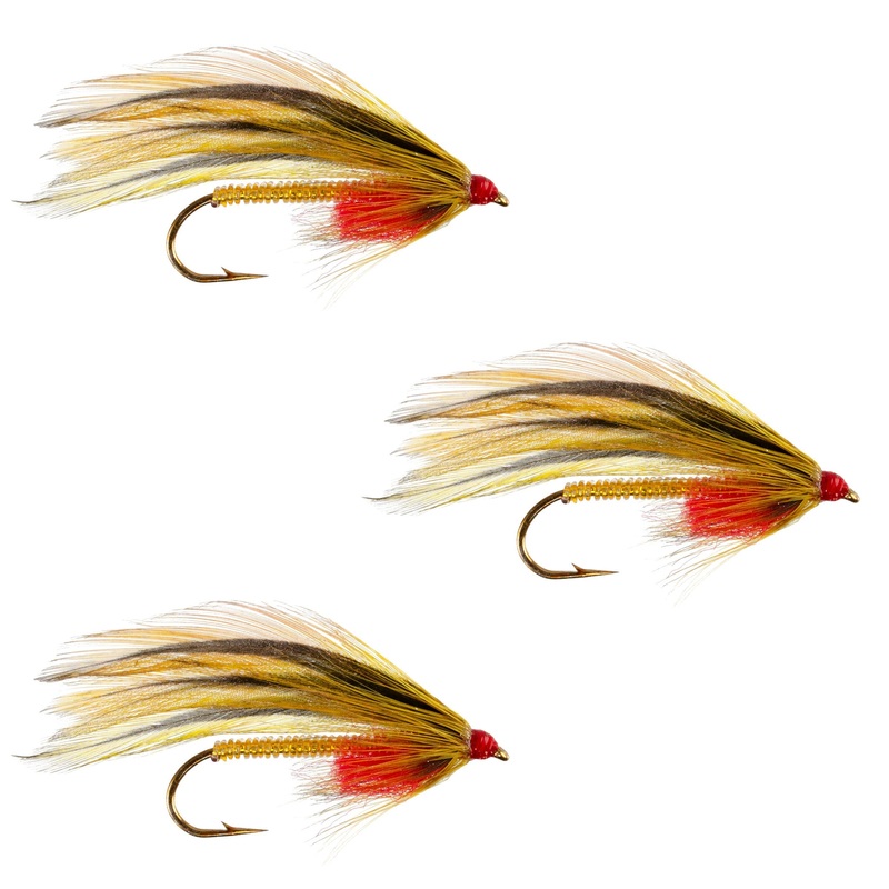 3 Pack Platte River Special Classic Streamer Flies – Hook Size 4