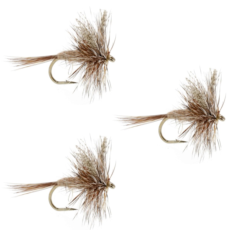 3 Pack March Brown Classic Dry Fly – Hook Size 14
