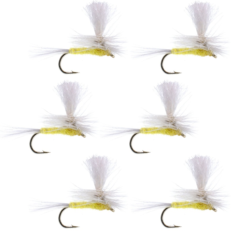 Pale Morning Dun Parachute PMD Classic Dry Fly – 6 Flies Hook Size 18