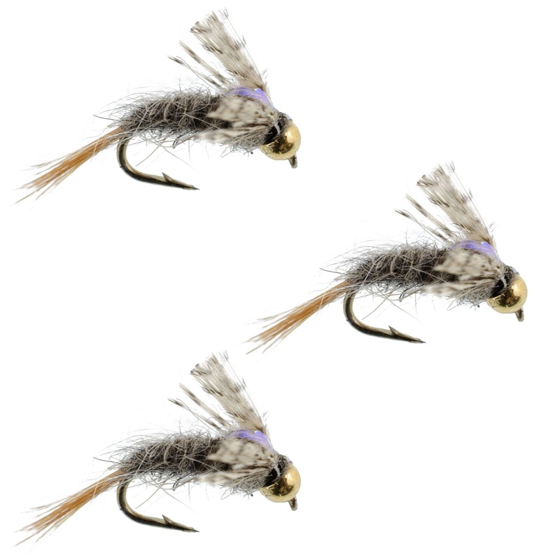 3 Pack Barrs Baetis Emerger BWO Wet Fly Fishing Flies – Hook Size 18