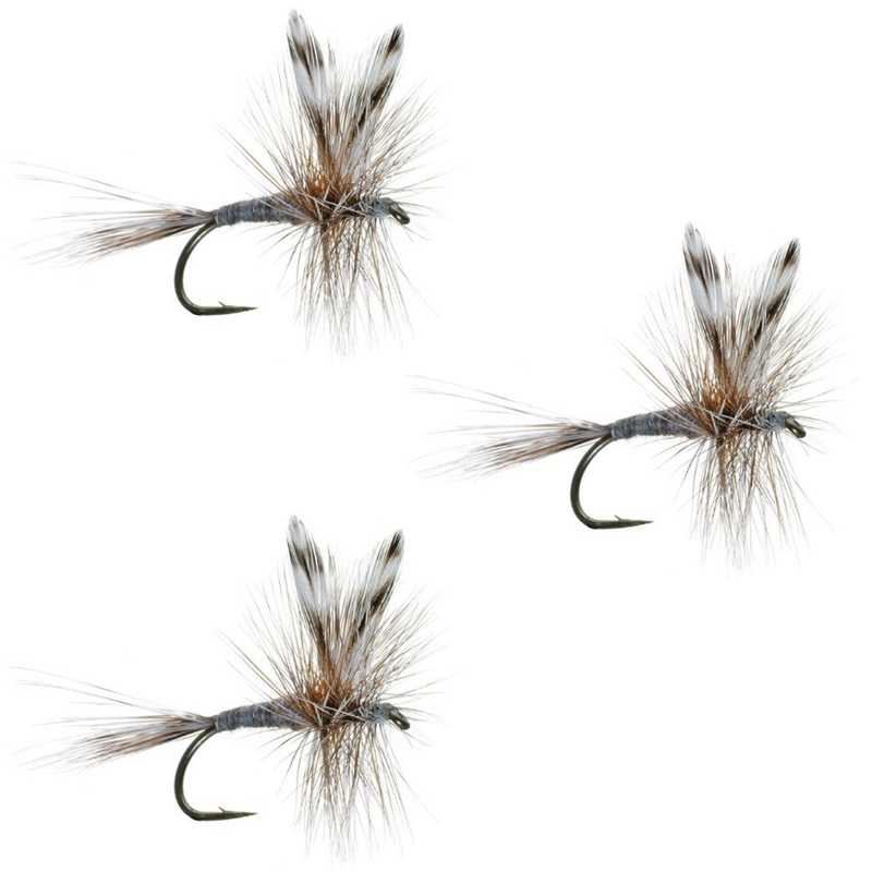 Adams Classic Dry Fly – Hook Size 10 (3 Pack)