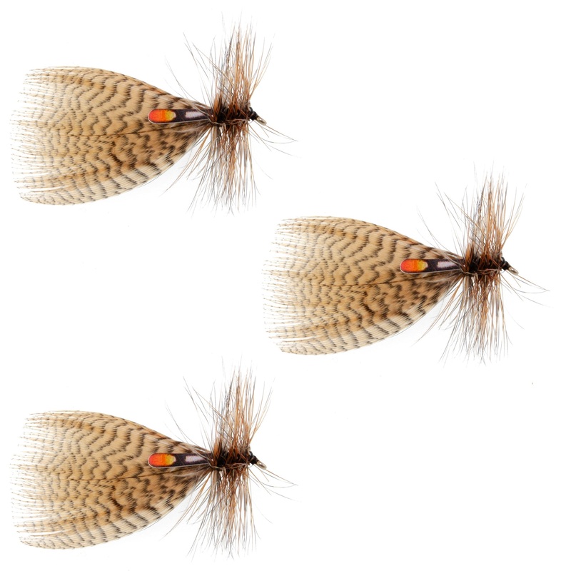 3 Pack Hornberg Special Trout Dry Fly – Hook Size 12