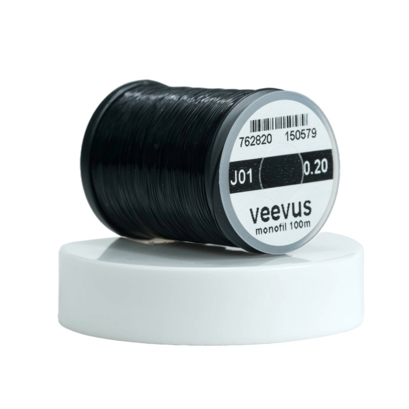Veevus Monofil Thread|Black|Clear|0.10mm|0.20mm