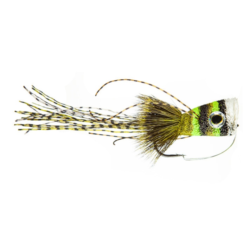 Goodale’s Deerhair Frog|Yellow/Green/White|Brown/Yellow/Black|Green/Black/White|2